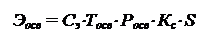 Підпис: Эосв = Сэ×Тосв× Росв× Кс× S