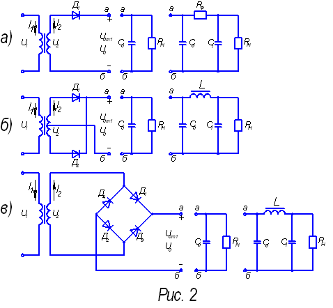 Реферат: Выпрямители